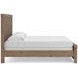 Contoura Light Brown King Panel Bed