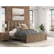 Contoura Light Brown King Panel Bed