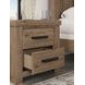 Contoura Light Brown 2 Drawer Nightstand with USB Charging