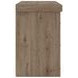 Contoura Light Brown 2 Drawer Nightstand with USB Charging