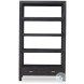 Dawson Black Rustic Bookcase