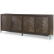 Blake Brown Rustic 4 Door Credenza