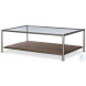Smith Brown Rustic And Pewter Cocktail Table