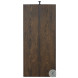 Charles Brown Rustic And Pewter Chairside Table
