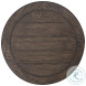 Jacob Brown Rustic And Pewter Side Table