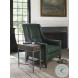 Charles Brown Rustic And Pewter Chairside Table