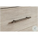 Benton White Rustic 2 Drawer Nightstand with USB Charging