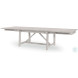 Walton White Rustic Rustic 86" Extendable Dining Table