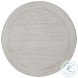 Jacob White Rustic And Pewter Side Table