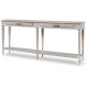 Aiden White Rustic Console Table