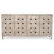 Hearthwood Wooden Weave Grey Wash 4 Door Credenza