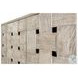 Hearthwood Wooden Weave Grey Wash 4 Door Credenza