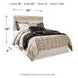 Bellaby Whitewash Queen Panel Headboard