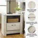 Bellaby Whitewash One Drawer Nightstand