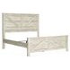 Bellaby Whitewash King Crossbuck Panel Bed
