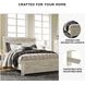 Bellaby Whitewash Queen Panel Bed