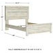 Bellaby Whitewash Queen Panel Bed