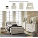 Bellaby Whitewash Queen Platform Storage Bed
