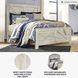 Bellaby Whitewash Queen Crossbuck Panel Bed