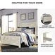 Bellaby Whitewash Queen Crossbuck Panel Bed