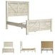 Bellaby Whitewash Queen Crossbuck Panel Bed