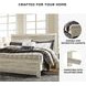 Bellaby Whitewash King Panel Bed