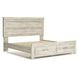 Bellaby Whitewash King Platform Storage Bed