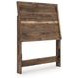 Darcalli Warm Natural Brown Twin Panel Headboard
