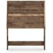 Darcalli Warm Natural Brown Twin Panel Headboard