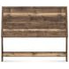 Darcalli Warm Natural Brown Queen Panel Headboard