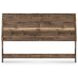 Darcalli Warm Natural Brown King Panel Headboard