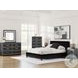 Ravalori Black Upholstered Bedroom Set