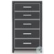 Ravalori Black Upholstered Panel Storage Bedroom Set