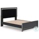 Ravalori Black Panel Upholstered Bedroom Set
