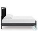 Ravalori Black King Panel Upholstered Bed