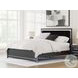Ravalori Black King Upholstered Panel Bed