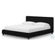 Ravalori Black California King Upholstered Bed