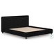 Ravalori Black California King Upholstered Bed
