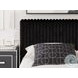 Ravalori Black California King Upholstered Bed