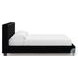 Ravalori Black California King Upholstered Bed
