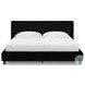 Ravalori Black King Upholstered Bed