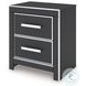 Ravalori Black Upholstered Panel Storage Bedroom Set