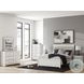 Ravalori White Panel Upholstered Bedroom Set