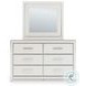 Ravalori White Upholstered Panel Storage Bedroom Set