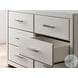 Ravalori White 6 Drawer Dresser