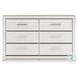 Ravalori White Upholstered Panel Storage Bedroom Set