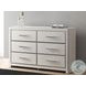 Ravalori White 6 Drawer Dresser
