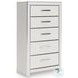 Ravalori White Upholstered Panel Storage Bedroom Set