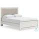 Ravalori White Panel Upholstered Bedroom Set