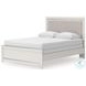Ravalori White Upholstered Panel Bedroom Set